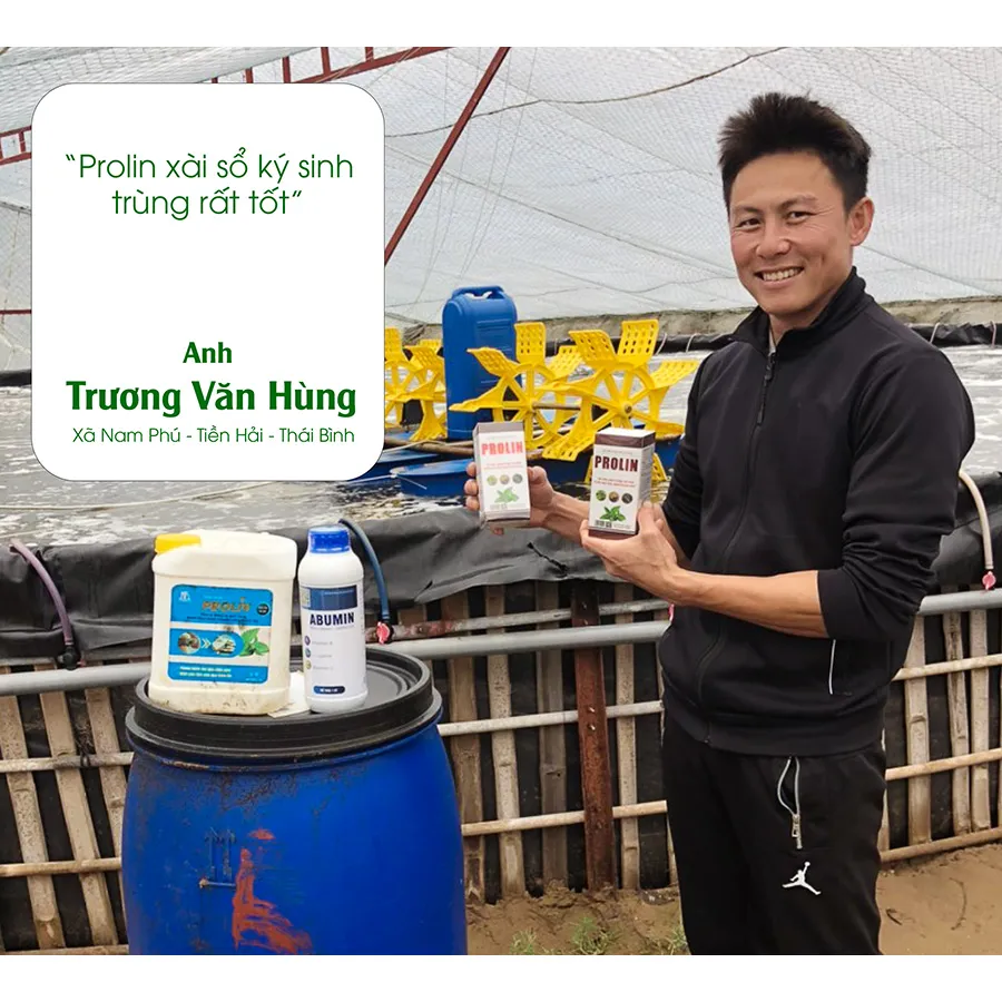 PROLIN - Thảo dược dứt điểm phân trắng trên tôm