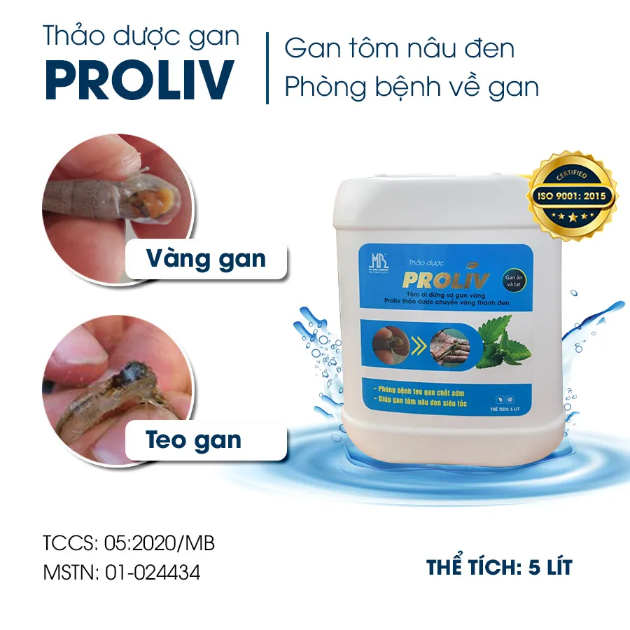PROLIV - giúp gan tôm nâu đen siêu tốc