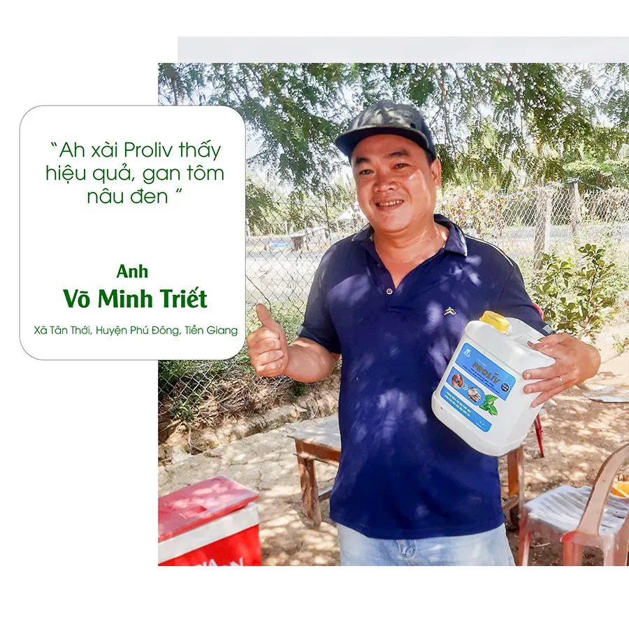 PROLIV - giúp gan tôm nâu đen siêu tốc