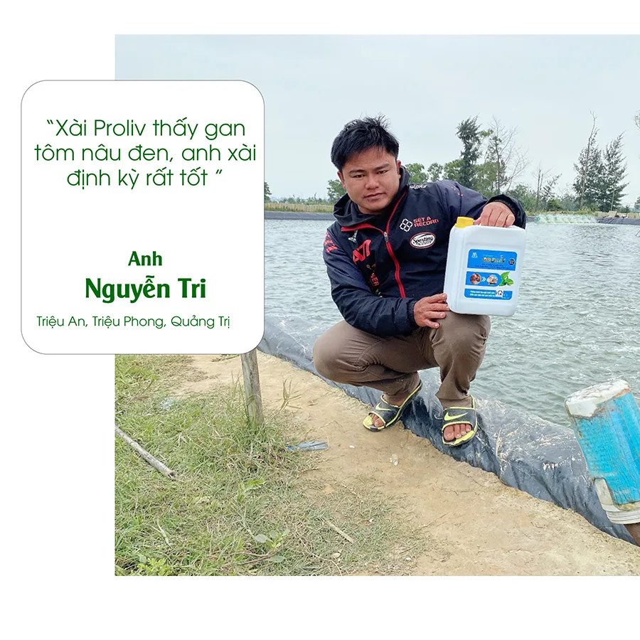 PROLIV - giúp gan tôm nâu đen siêu tốc