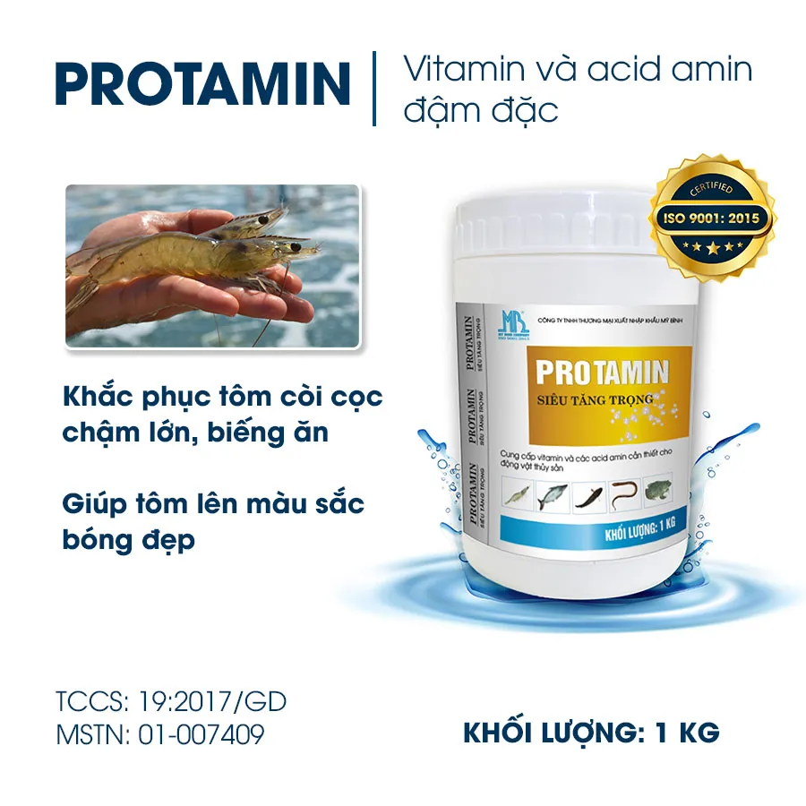 PROTAMIN - Tăng trọng siêu tốc cho tôm