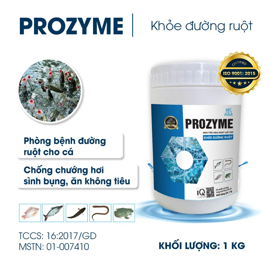 PROZYME - Giúp cá tiêu hóa nhanh, phòng bệnh đường ruột