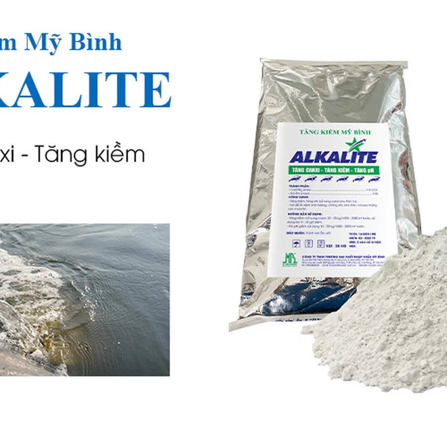 ALKALITE - Tăng kiềm, tăng pH, tăng canxi cho ao nuôi tôm