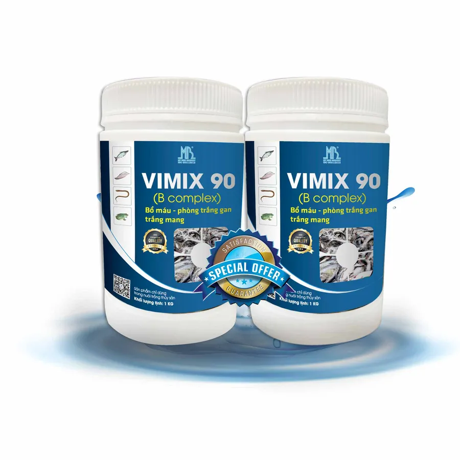 VIMIX 90  bổ máu, phòng trắng gan, trắng mang cho cá