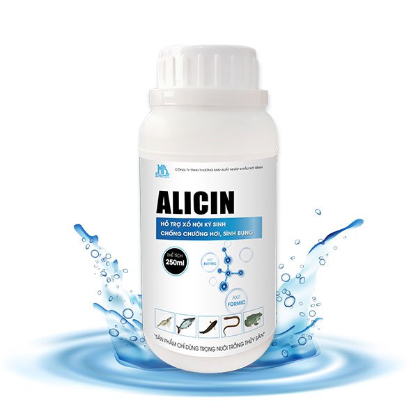 ALICIN -  Cứu tinh đường ruột, xổ nội ký sinh trên cá, lươn, ếch, ba ba
