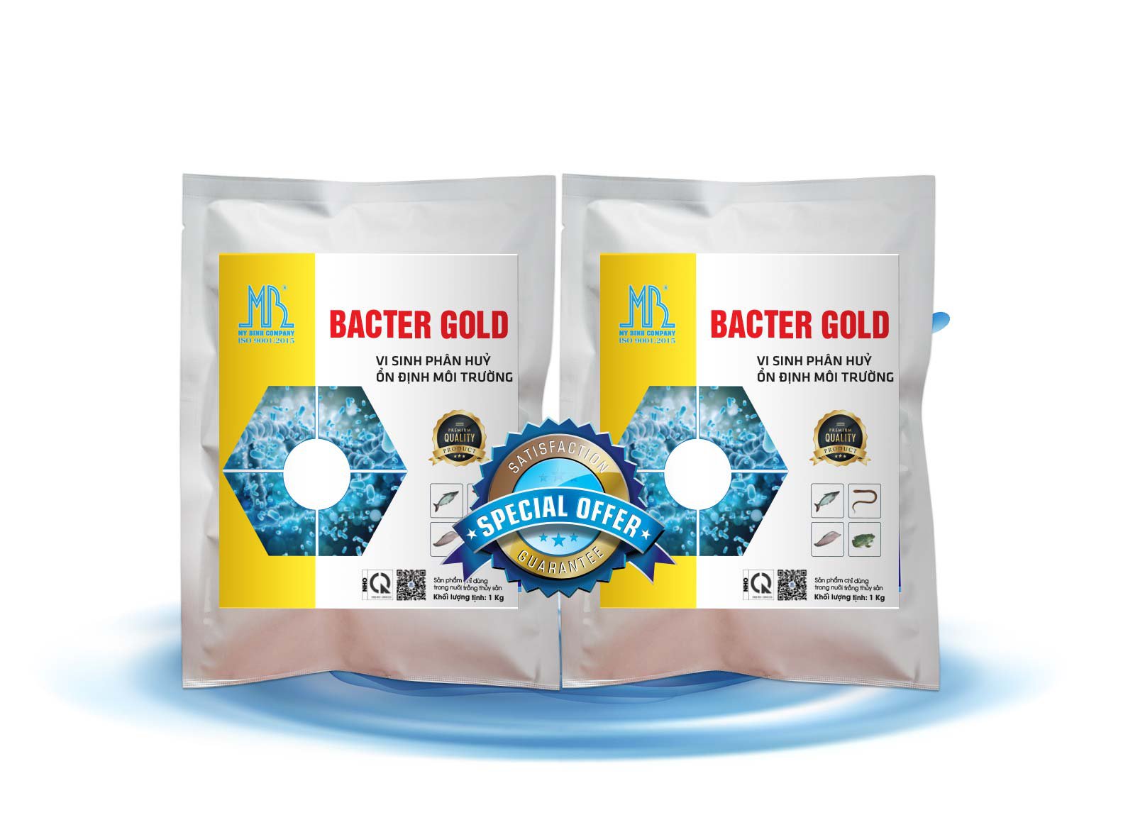BACTER GOLD - Làm sạch nước ao giảm nhanh khí độc trong ao cá