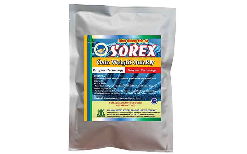 SOREX - Giúp cá lớn nhanh, chống còi.