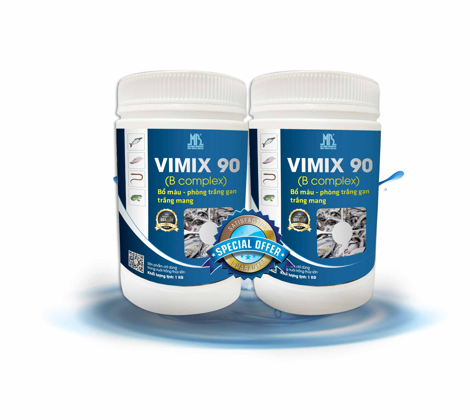 VIMIX 90  bổ máu, phòng trắng gan, trắng mang cho cá