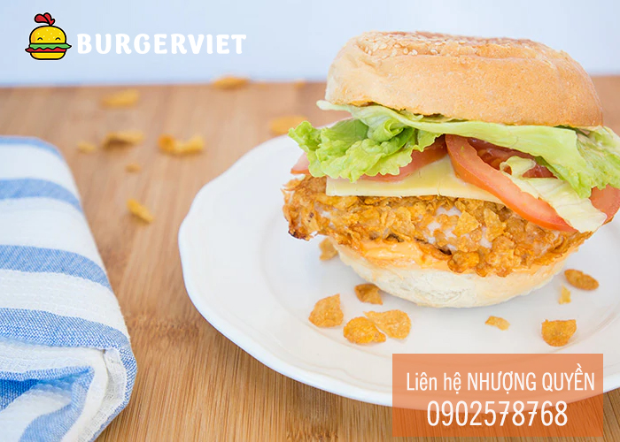 Burger Gà Burger Gà