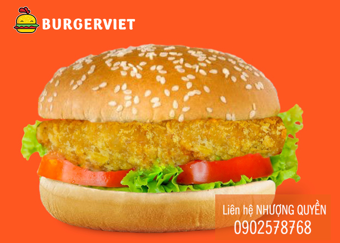 Burger Gà Ngon Mê Ly Burger Gà Ngon Mê Ly