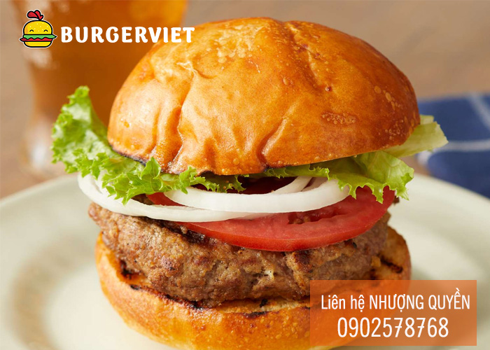 HAMBURGER BÒ MÓN ĂN LÝ TƯỞNG CHO NHỮNG NGÀY BẬN RỘN