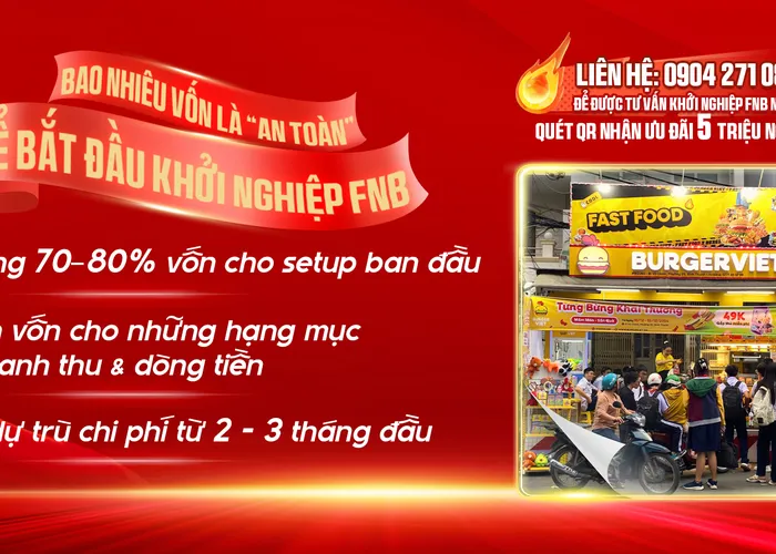 BAO NHIÊU VỐN LÀ “AN TOÀN” ĐỂ BẮT ĐẦU KHỞI NGHIỆP F&B?