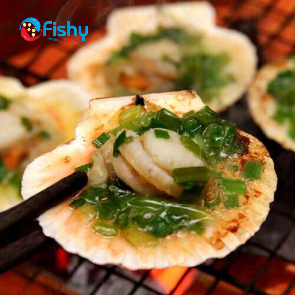 Sò Điệp Nướng Mỡ Hành Sò Điệp Nướng Mỡ Hành