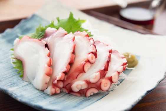 Sashimi chân bạch tuộc Sashimi chân bạch tuộc