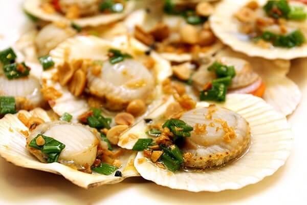 sò điệp nướng mỡ hành sò điệp nướng mỡ hành