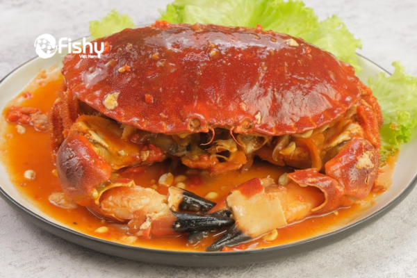 Cua nâu Nauy sốt bơ tỏi Cua nâu Nauy sốt bơ tỏi