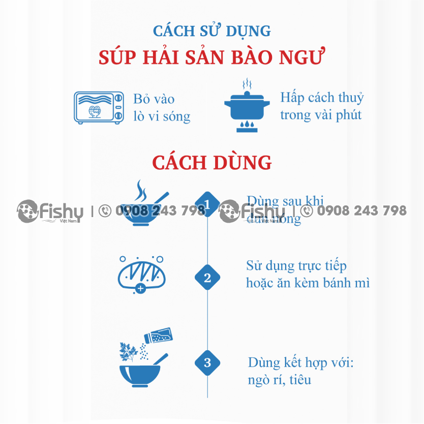 Cách dùng súp bào ngư sốt hàu Cách dùng súp bào ngư sốt hàu