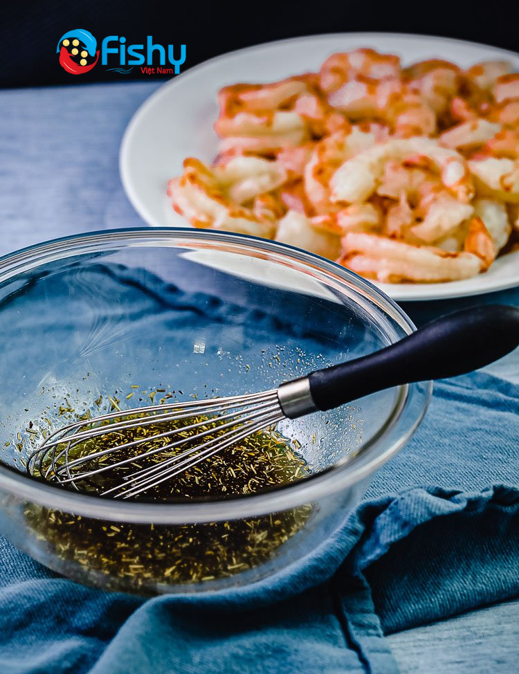 Tôm đỏ nướng sốt bơ tỏi thơm ngon Tôm đỏ nướng sốt bơ tỏi thơm ngon