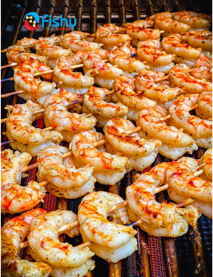 Tôm đỏ nướng Tôm đỏ nướng