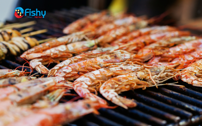 Tôm nướng muối ớt Tôm nướng muối ớt