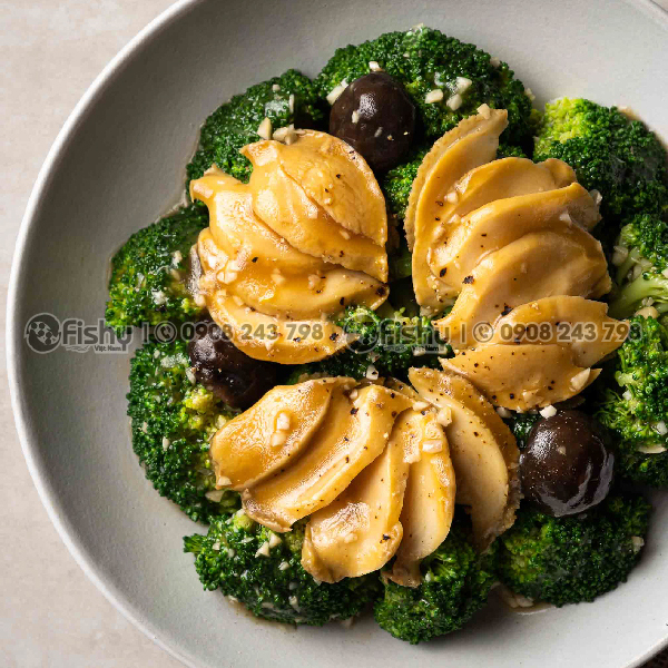 Món bào ngư sốt nấm đông cô Món bào ngư sốt nấm đông cô