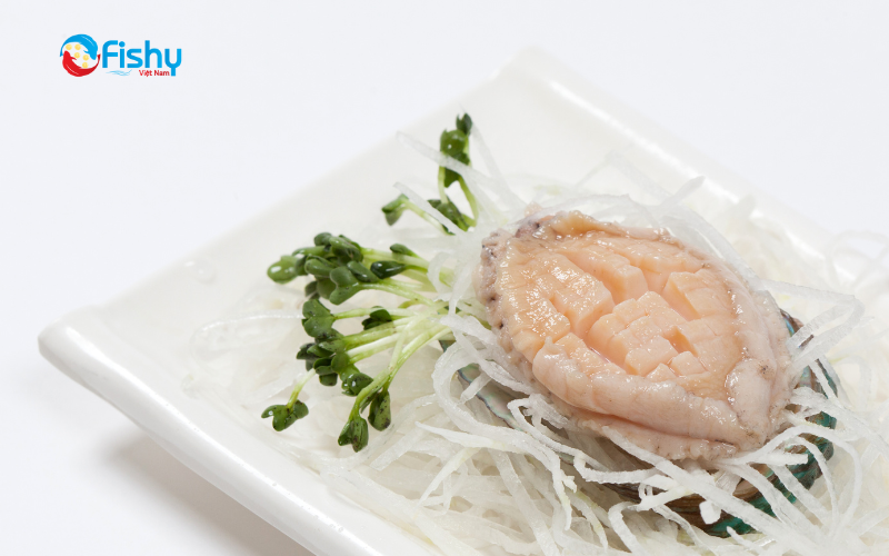 Abalone sashimi Abalone sashimi