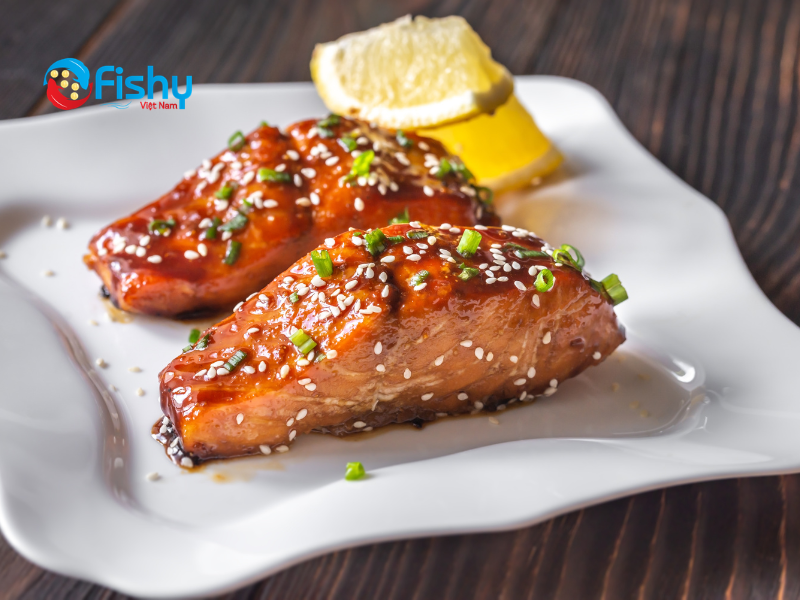 Cá Tuyết Sốt Teriyaki Cá Tuyết Sốt Teriyaki