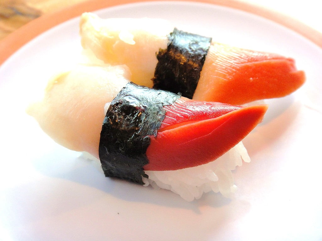 sushi sò đỏ sushi sò đỏ