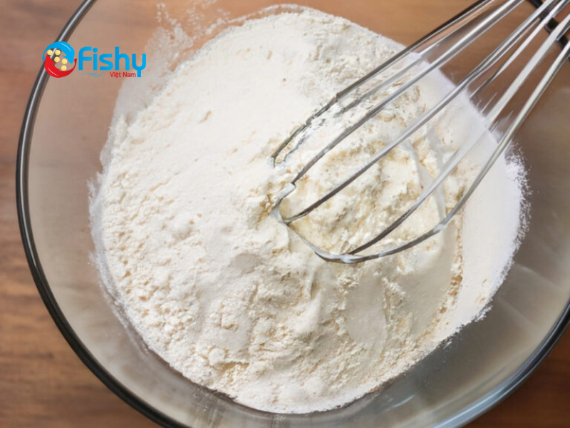 chuẩn bị bột
