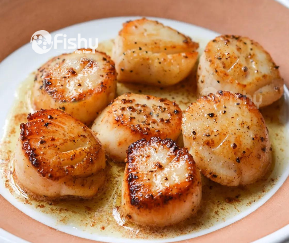 Sò điệp áp chảo bơ chanh Sò điệp áp chảo bơ chanh