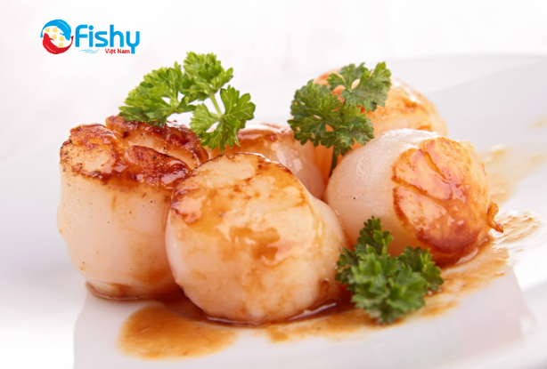 Cồi sò điệp áp chảo Cồi sò điệp áp chảo