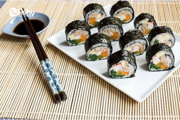 Rong biển khô cuộn cơm thơm ngon, dễ làm Rong biển khô cuộn cơm thơm ngon, dễ làm