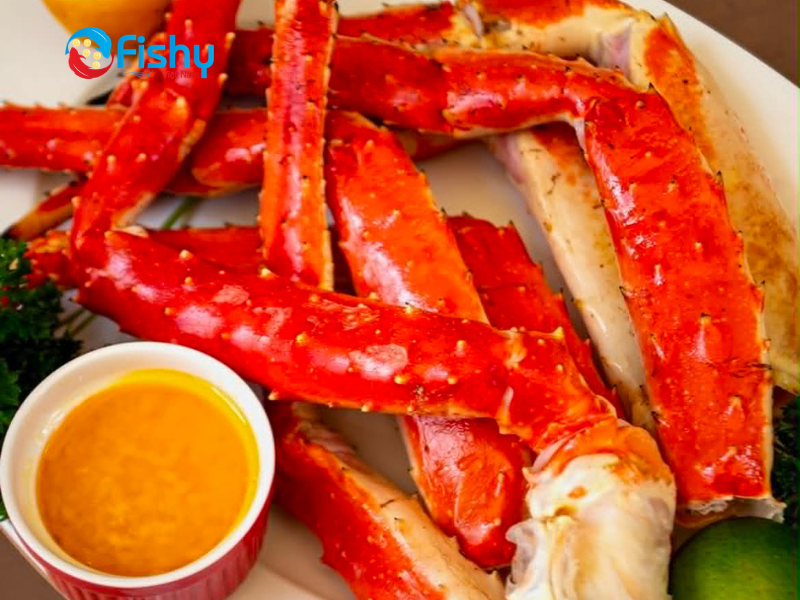 Chân cua hoàng đế hấp Chân cua hoàng đế hấp