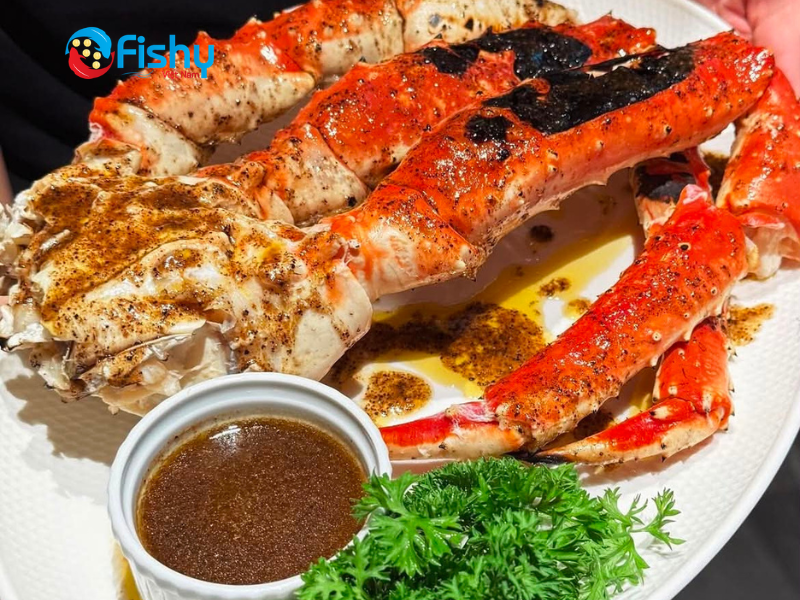 Chân cua hoàng đế sốt me Chân cua hoàng đế sốt me