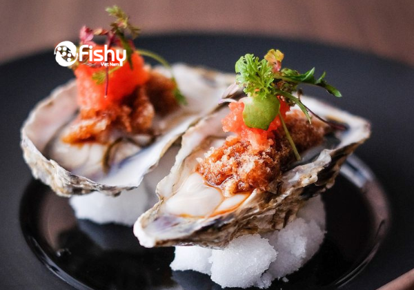 Sashimi oyster Sashimi oyster