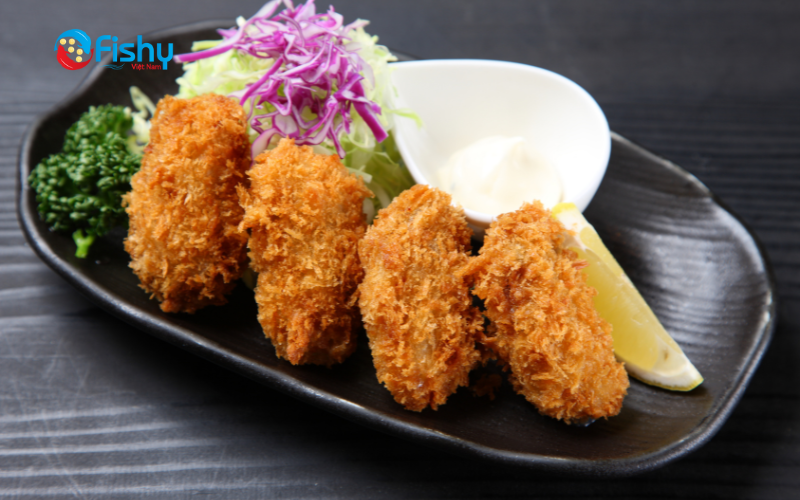 Hàu sữa chiên xù Hàu sữa chiên xù