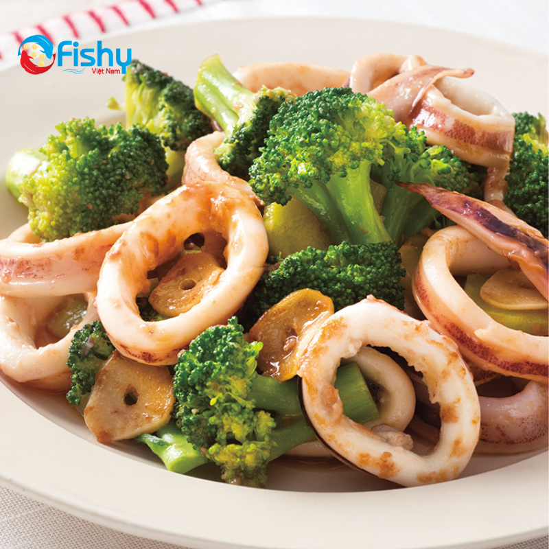 Stir-Fried Squid With Broccoli Stir-Fried Squid With Broccoli