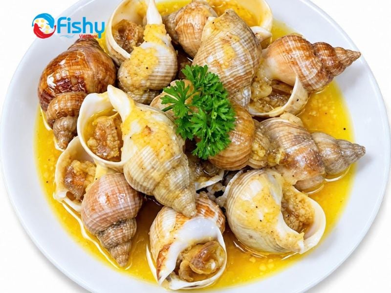 ỐC BULOT SỐT BƠ TỎI ỐC BULOT SỐT BƠ TỎI