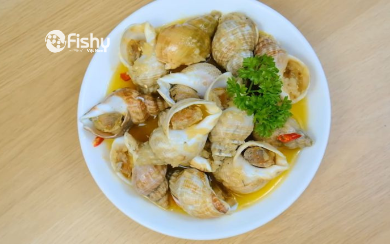 Ốc bulot Pháp sốt bơ tỏi Ốc bulot Pháp sốt bơ tỏi
