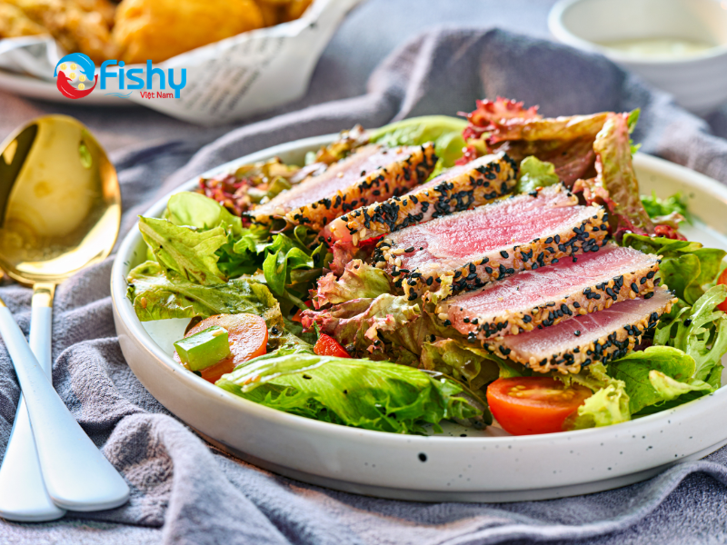 Salad cá ngừ áp chảo Salad cá ngừ