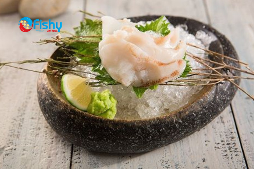 Sò dương sashimi Sò dương sashimi