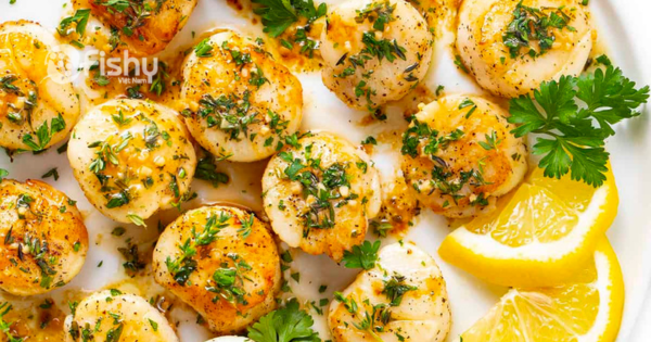 Sò điệp áp chảo sốt bơ tỏi Sò điệp áp chảo sốt bơ tỏi