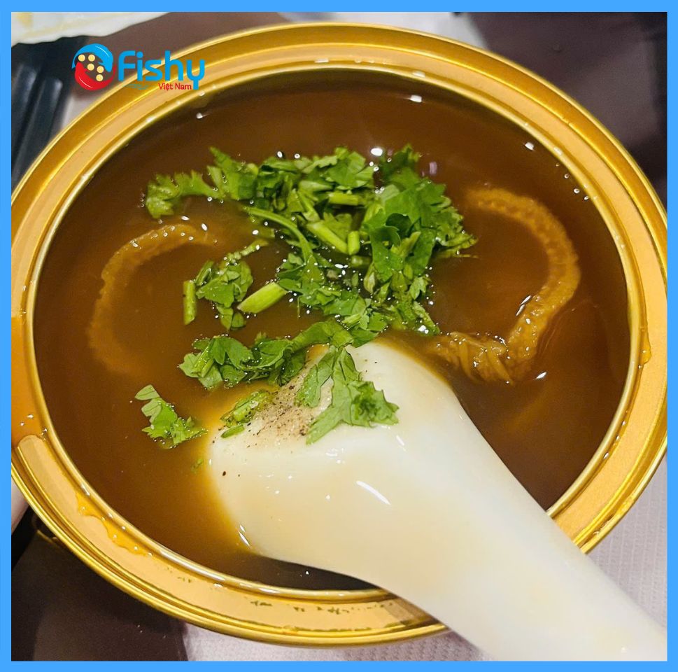 Thưởng thức súp bào ngư sốt hàu Thưởng thức súp bào ngư sốt hàu