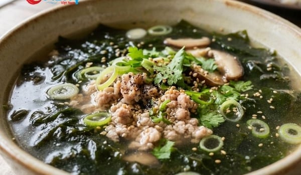 Canh Rong Biển Thịt Băm Thanh Mát