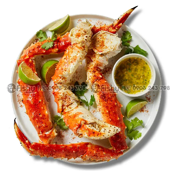 Frozen cooked kingcrab legs