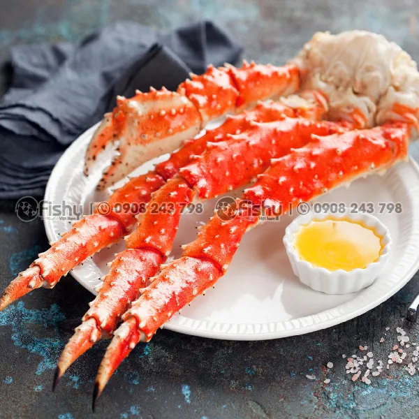 Frozen cooked kingcrab legs
