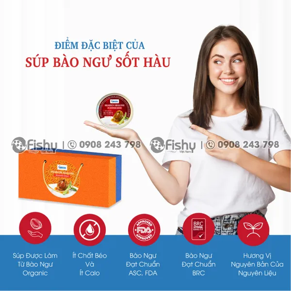 Súp Bào Ngư Sốt Hàu