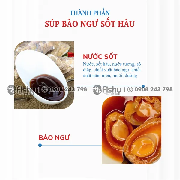 Súp Bào Ngư Sốt Hàu
