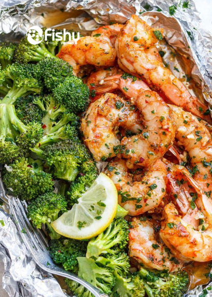 Tôm Đỏ Xào Rau Xanh Tôm Đỏ Xào Rau Xanh