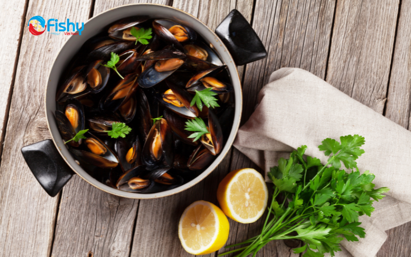 Chilean green mussels Chilean green mussels
